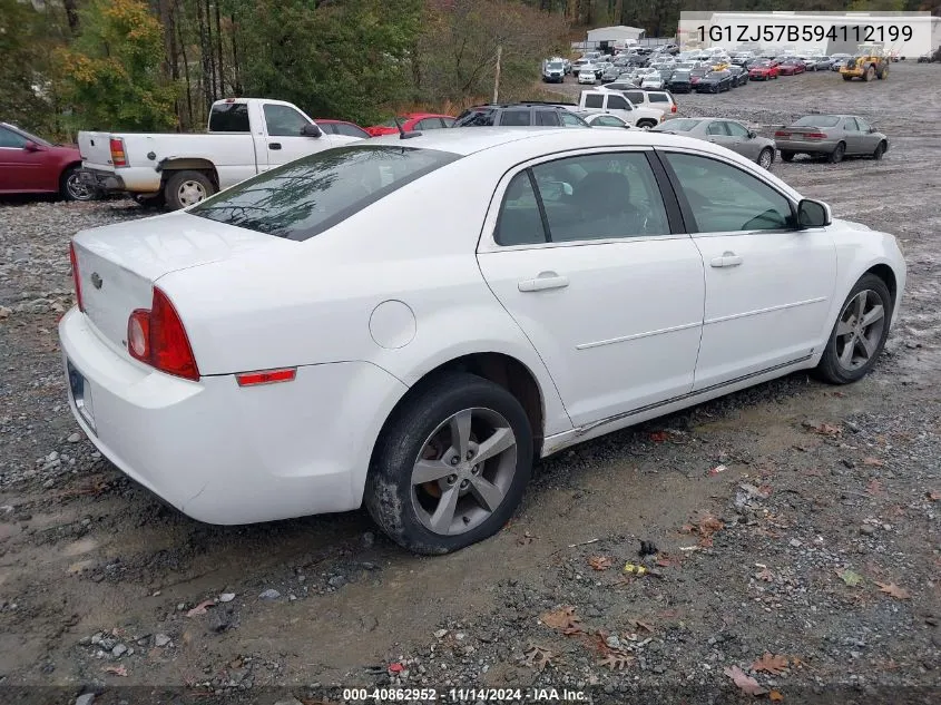 2009 Chevrolet Malibu Lt VIN: 1G1ZJ57B594112199 Lot: 40862952