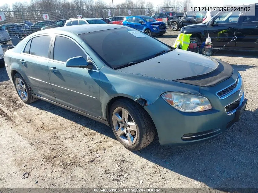 2009 Chevrolet Malibu Lt VIN: 1G1ZH57B39F224502 Lot: 40863185