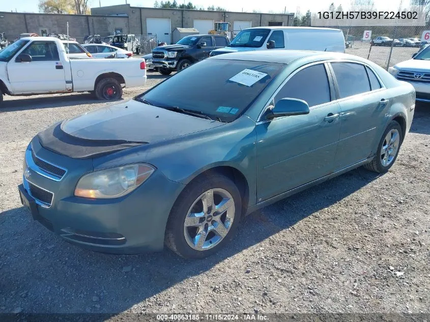 2009 Chevrolet Malibu Lt VIN: 1G1ZH57B39F224502 Lot: 40863185