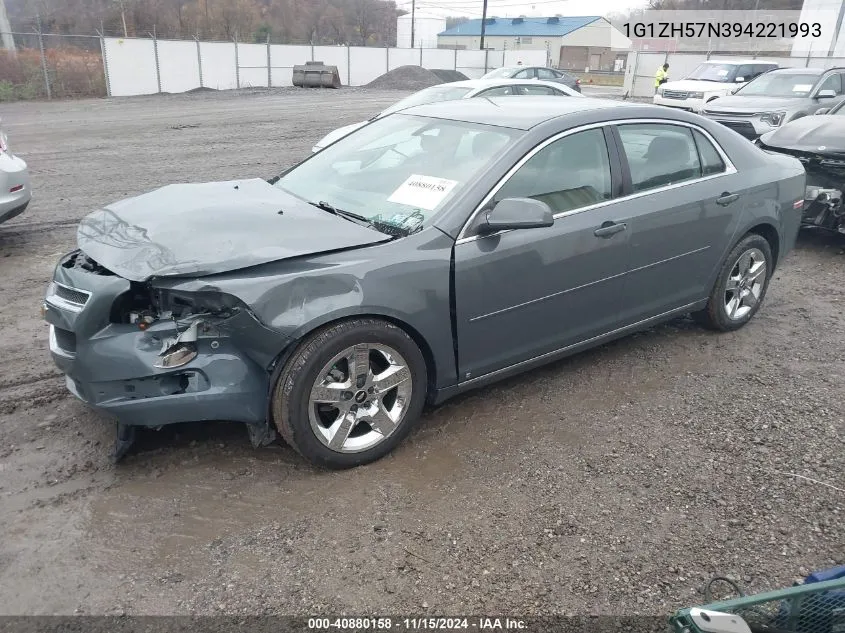 2009 Chevrolet Malibu Lt VIN: 1G1ZH57N394221993 Lot: 40880158