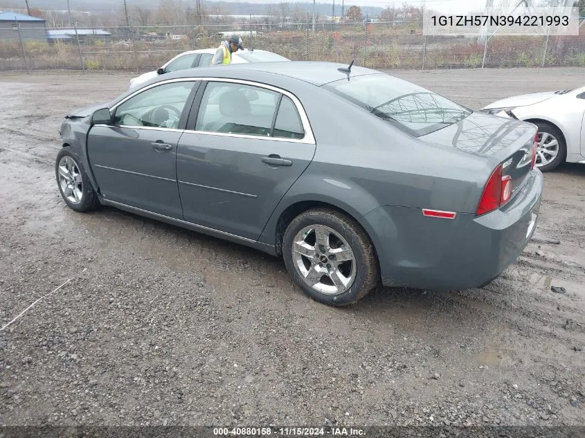 2009 Chevrolet Malibu Lt VIN: 1G1ZH57N394221993 Lot: 40880158