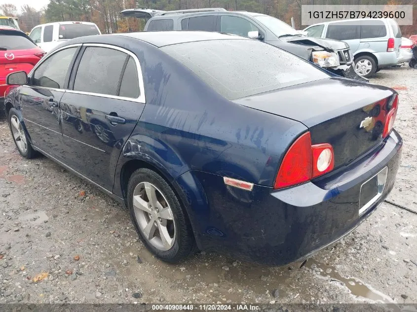 2009 Chevrolet Malibu Lt VIN: 1G1ZH57B794239600 Lot: 40908448