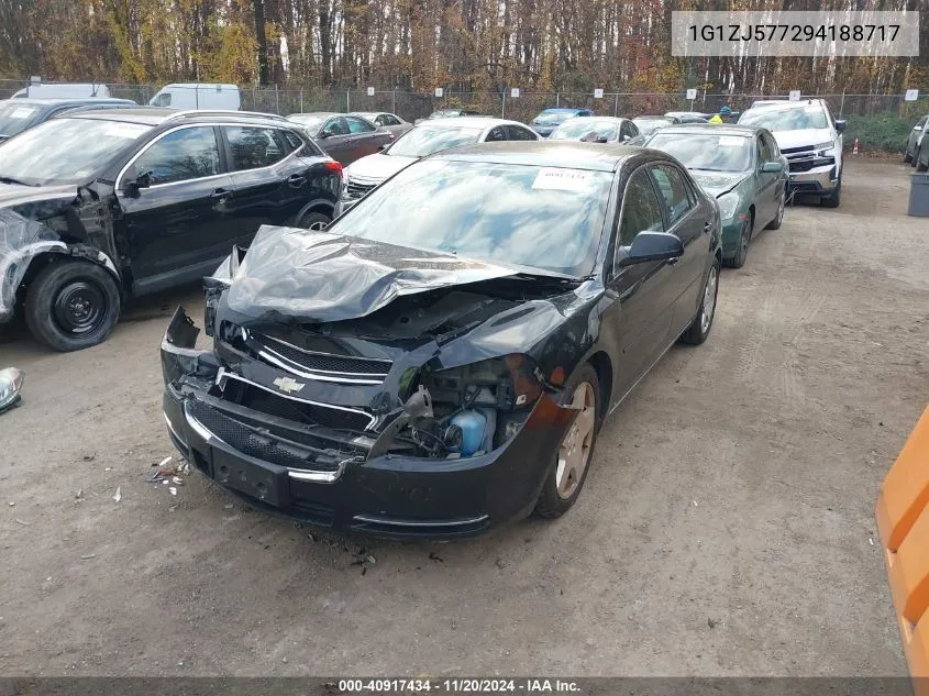 2009 Chevrolet Malibu Lt VIN: 1G1ZJ577294188717 Lot: 40917434