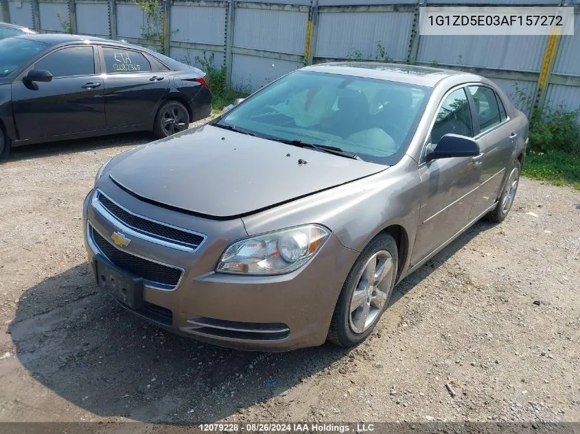 1G1ZD5E03AF157272 2010 Chevrolet Malibu 2Lt