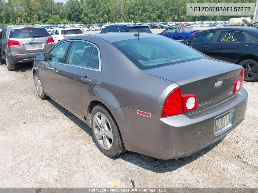 2010 Chevrolet Malibu 2Lt VIN: 1G1ZD5E03AF157272 Lot: 12079228