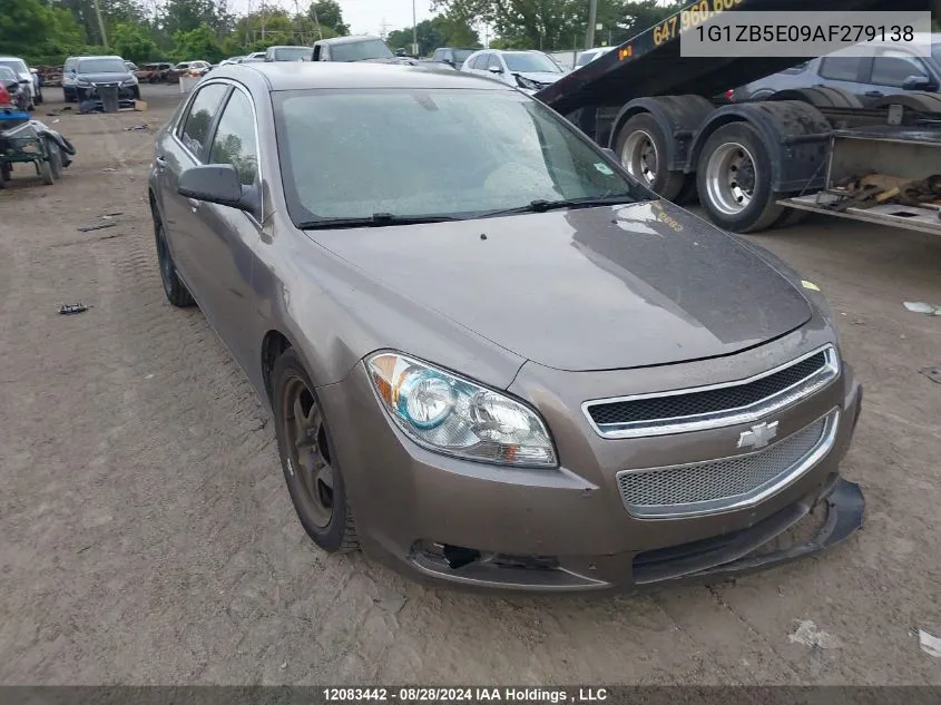 2010 Chevrolet Malibu VIN: 1G1ZB5E09AF279138 Lot: 12083442