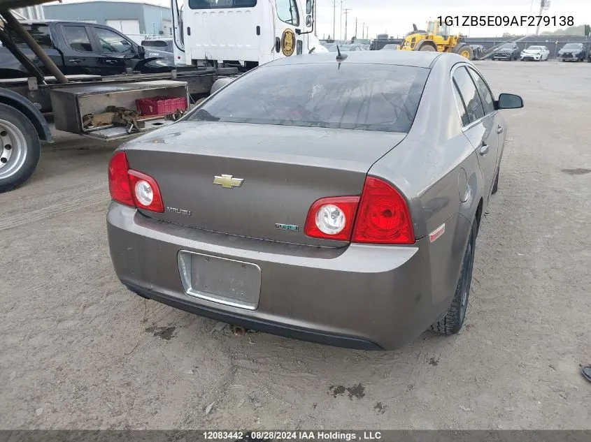 2010 Chevrolet Malibu VIN: 1G1ZB5E09AF279138 Lot: 12083442