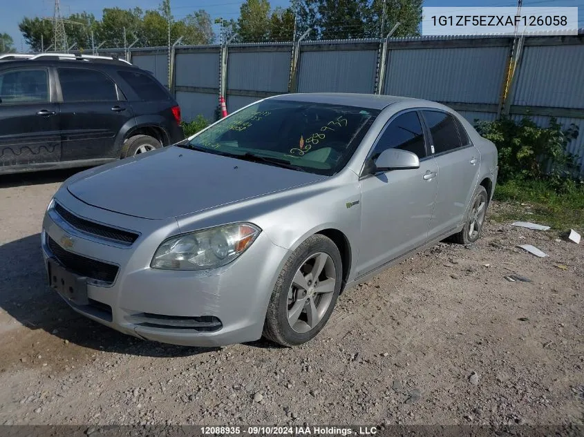 2010 Chevrolet Malibu VIN: 1G1ZF5EZXAF126058 Lot: 12088935