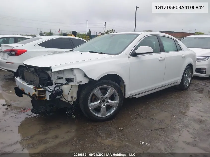 1G1ZD5E03A4100842 2010 Chevrolet Malibu