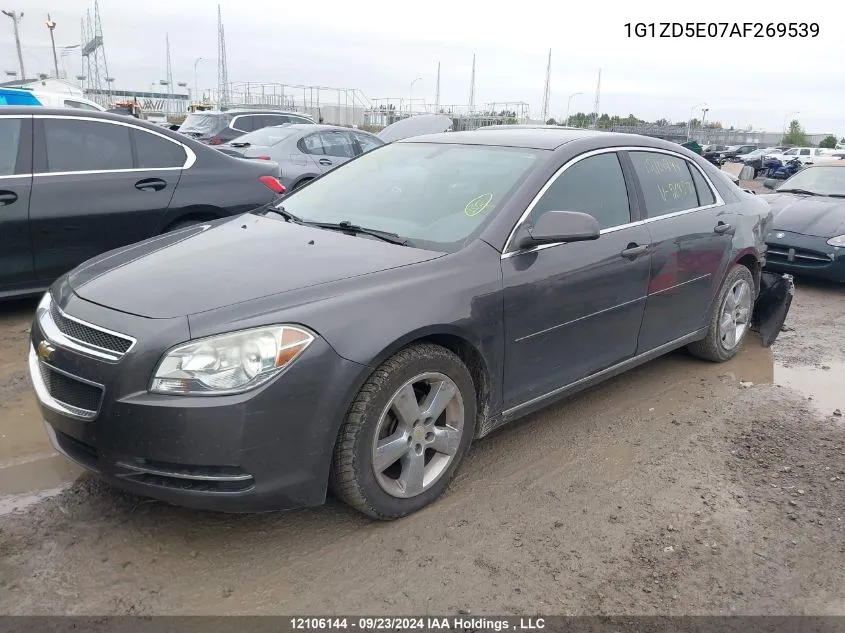 2010 Chevrolet Malibu VIN: 1G1ZD5E07AF269539 Lot: 12106144