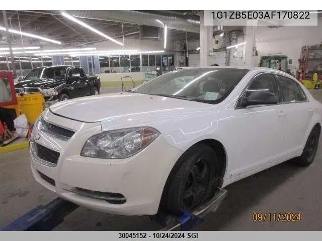 2010 Chevrolet Malibu Ls VIN: 1G1ZB5E03AF170822 Lot: 30045152