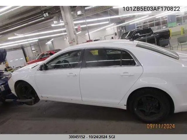 2010 Chevrolet Malibu Ls VIN: 1G1ZB5E03AF170822 Lot: 30045152