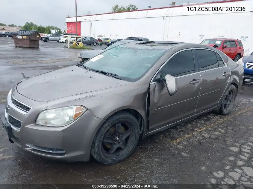 1G1ZC5E08AF201236 2010 Chevrolet Malibu Lt