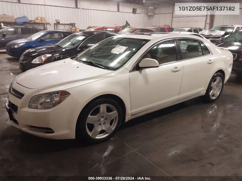 1G1ZD5E75AF137182 2010 Chevrolet Malibu Lt