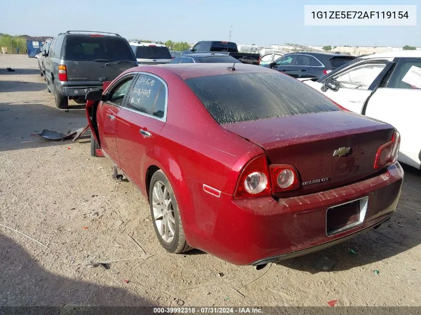 2010 Chevrolet Malibu Ltz VIN: 1G1ZE5E72AF119154 Lot: 39992318