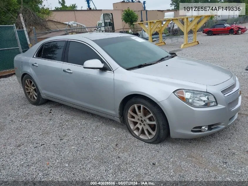 2010 Chevrolet Malibu Ltz VIN: 1G1ZE5E74AF149336 Lot: 40039586