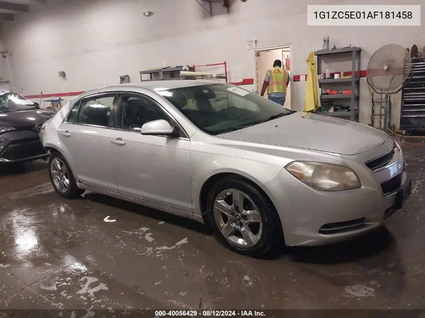 2010 Chevrolet Malibu Lt VIN: 1G1ZC5E01AF181458 Lot: 40056429