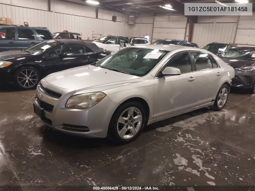 2010 Chevrolet Malibu Lt VIN: 1G1ZC5E01AF181458 Lot: 40056429