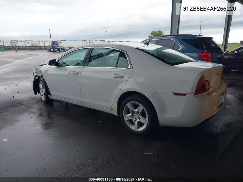 2010 Chevrolet Malibu Ls VIN: 1G1ZB5EB4AF266220 Lot: 40091130