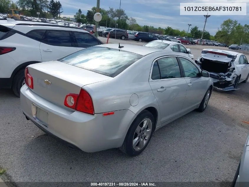 1G1ZC5EB6AF310781 2010 Chevrolet Malibu 1Lt