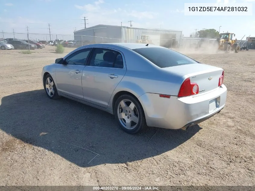 2010 Chevrolet Malibu 2Lt VIN: 1G1ZD5E74AF281032 Lot: 40203270