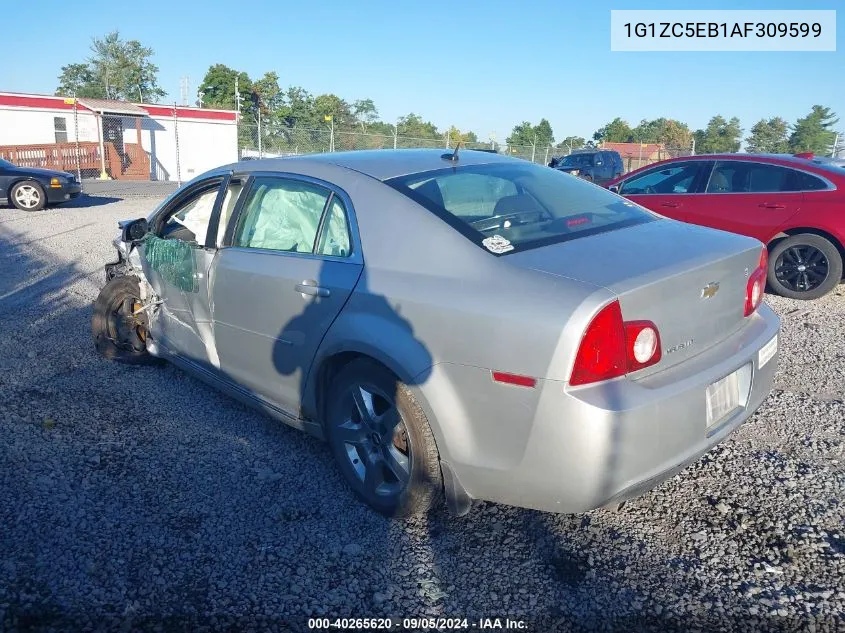 1G1ZC5EB1AF309599 2010 Chevrolet Malibu Lt