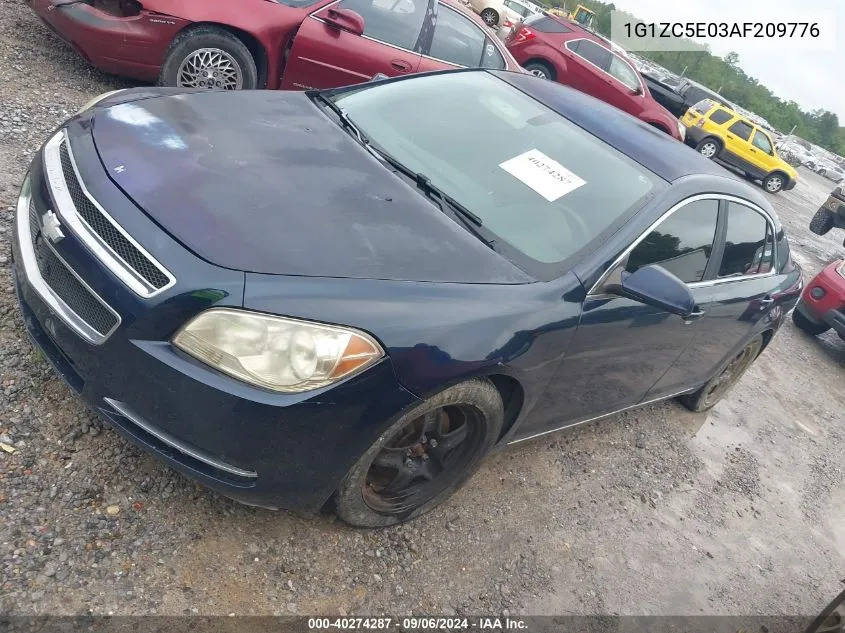 2010 Chevrolet Malibu Lt VIN: 1G1ZC5E03AF209776 Lot: 40274287