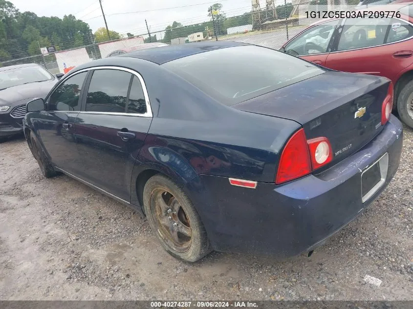 2010 Chevrolet Malibu Lt VIN: 1G1ZC5E03AF209776 Lot: 40274287