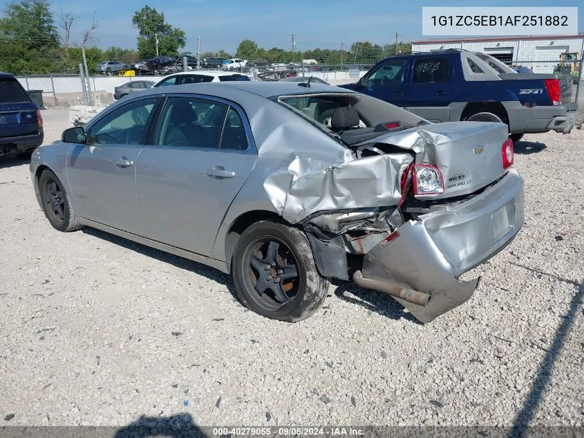 1G1ZC5EB1AF251882 2010 Chevrolet Malibu 1Lt