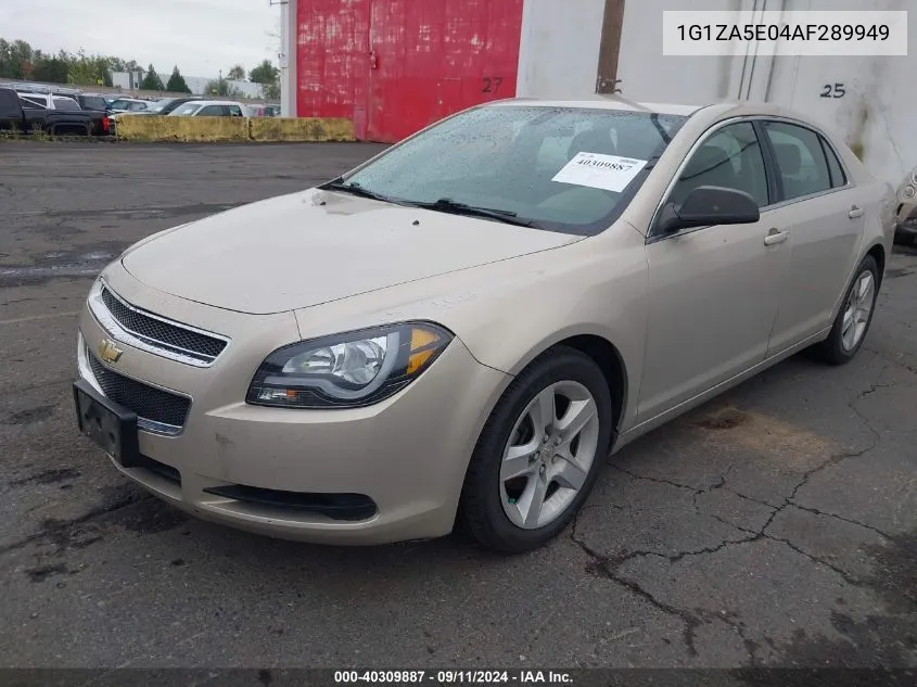 1G1ZA5E04AF289949 2010 Chevrolet Malibu Ls