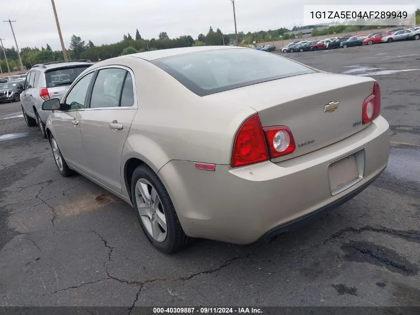 2010 Chevrolet Malibu Ls VIN: 1G1ZA5E04AF289949 Lot: 40309887