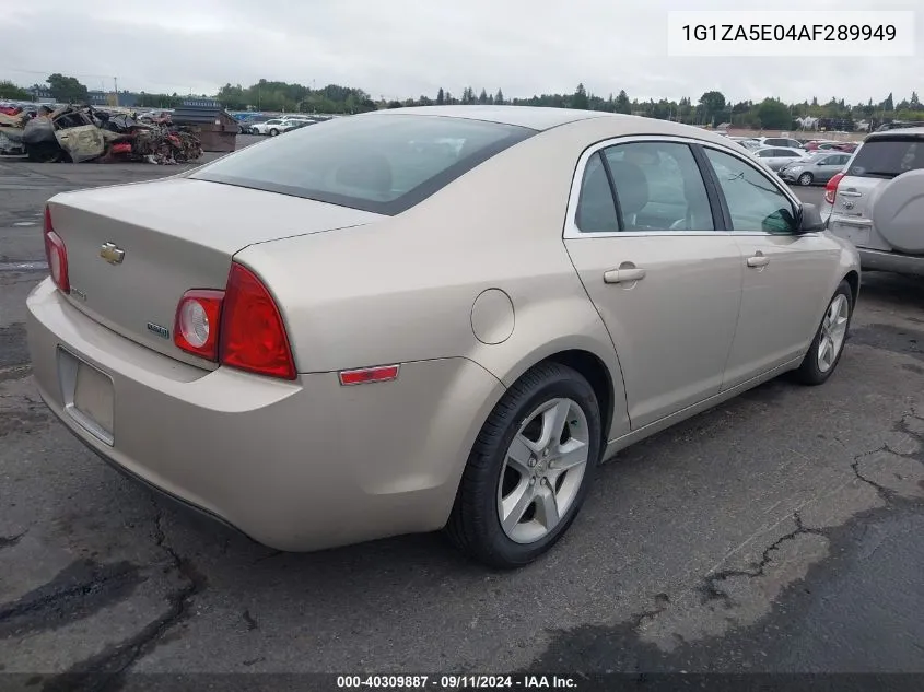 1G1ZA5E04AF289949 2010 Chevrolet Malibu Ls