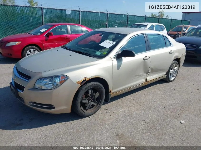 2010 Chevrolet Malibu Ls VIN: 1G1ZB5EB4AF120819 Lot: 40325542