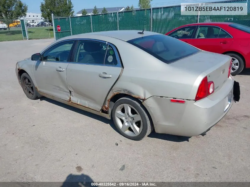 2010 Chevrolet Malibu Ls VIN: 1G1ZB5EB4AF120819 Lot: 40325542