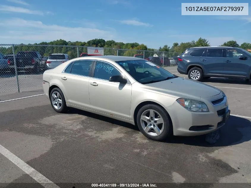 2010 Chevrolet Malibu Ls VIN: 1G1ZA5E07AF279397 Lot: 40341189