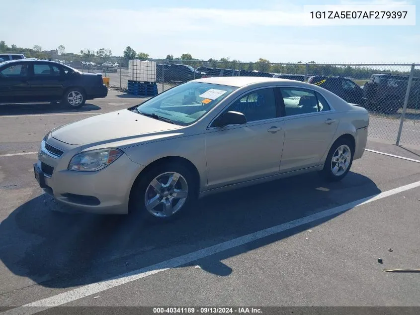 2010 Chevrolet Malibu Ls VIN: 1G1ZA5E07AF279397 Lot: 40341189