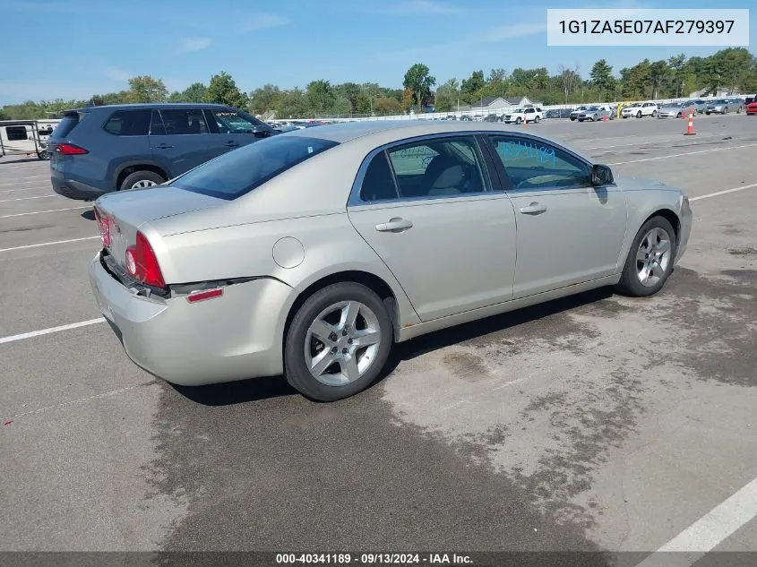 2010 Chevrolet Malibu Ls VIN: 1G1ZA5E07AF279397 Lot: 40341189