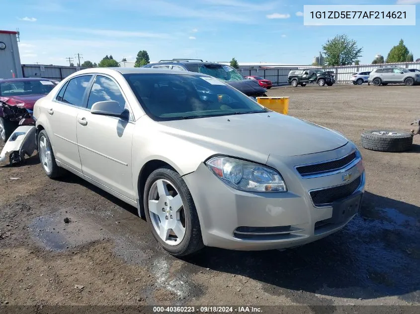 2010 Chevrolet Malibu Lt VIN: 1G1ZD5E77AF214621 Lot: 40360223