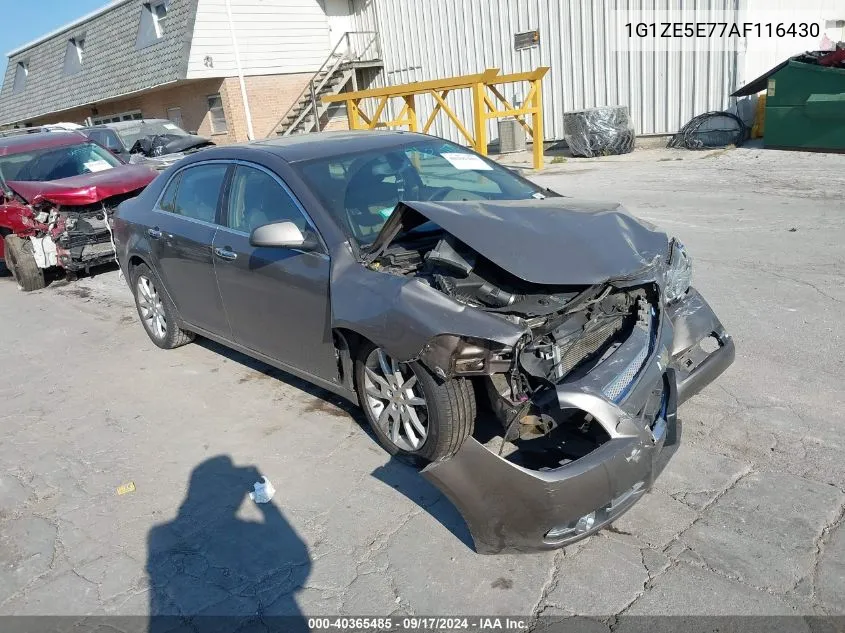 2010 Chevrolet Malibu Ltz VIN: 1G1ZE5E77AF116430 Lot: 40365485