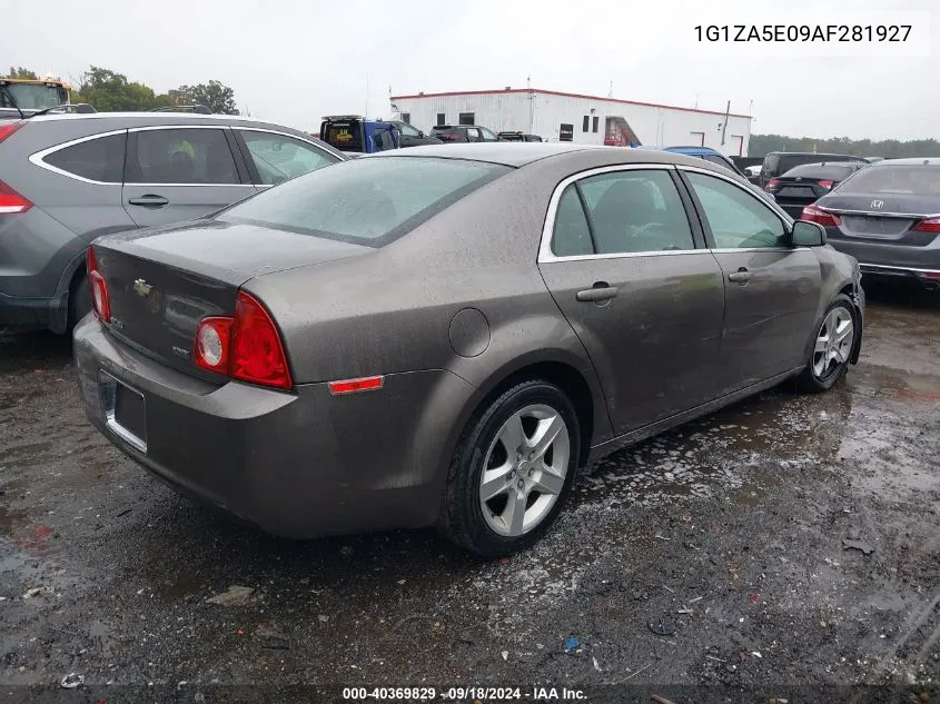 1G1ZA5E09AF281927 2010 Chevrolet Malibu Ls