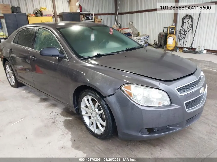 2010 Chevrolet Malibu Ls VIN: 1G1ZB5EB0A4115600 Lot: 40370205