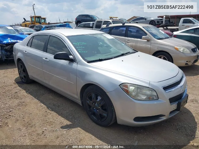 2010 Chevrolet Malibu Ls VIN: 1G1ZB5EB5AF222498 Lot: 40374006