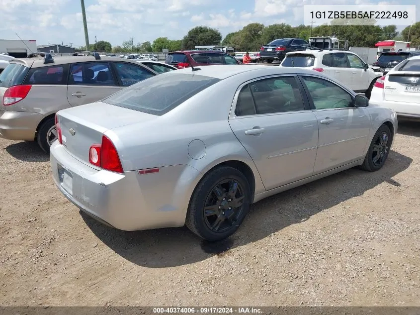 2010 Chevrolet Malibu Ls VIN: 1G1ZB5EB5AF222498 Lot: 40374006