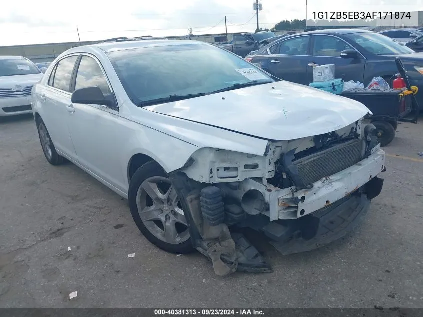 2010 Chevrolet Malibu Ls VIN: 1G1ZB5EB3AF171874 Lot: 40381313