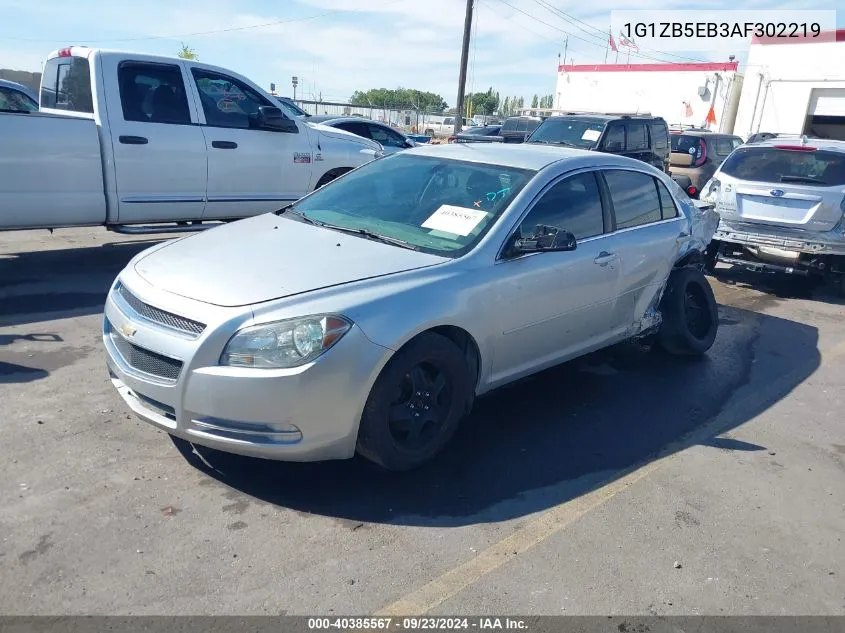 2010 Chevrolet Malibu Ls VIN: 1G1ZB5EB3AF302219 Lot: 40385567