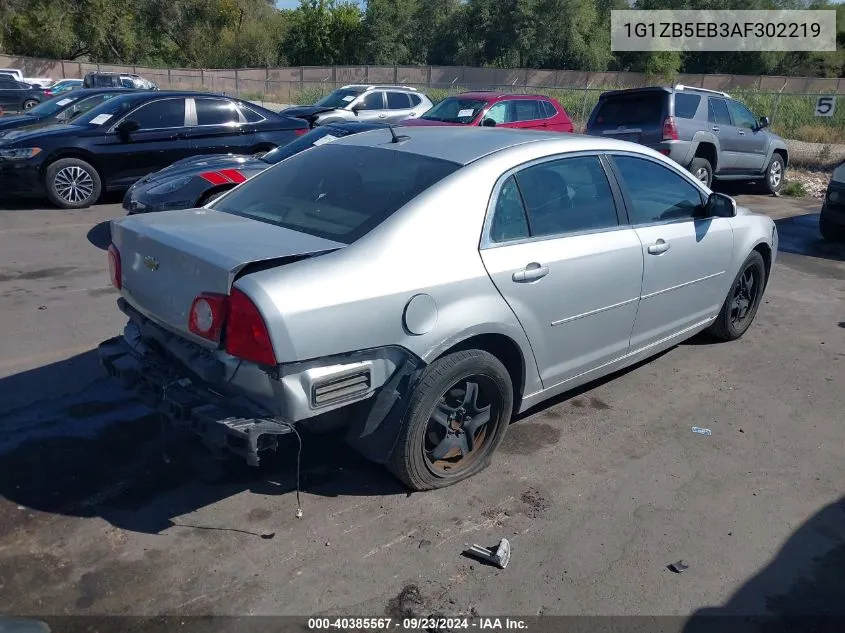 2010 Chevrolet Malibu Ls VIN: 1G1ZB5EB3AF302219 Lot: 40385567