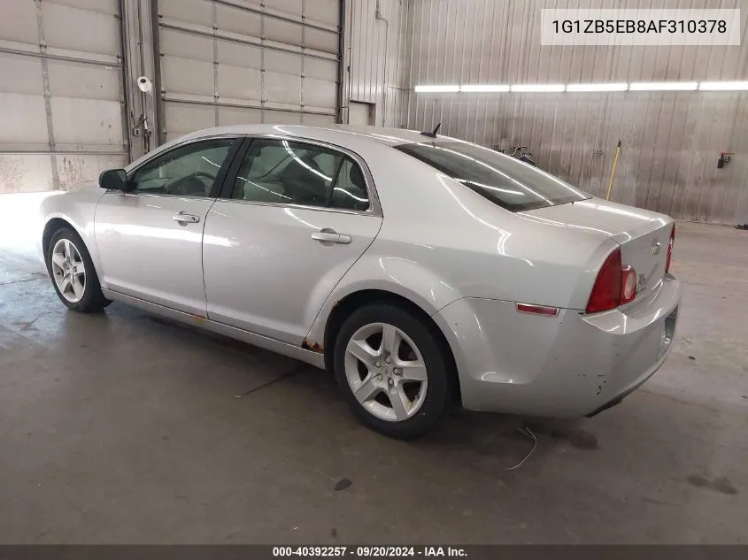 1G1ZB5EB8AF310378 2010 Chevrolet Malibu Ls