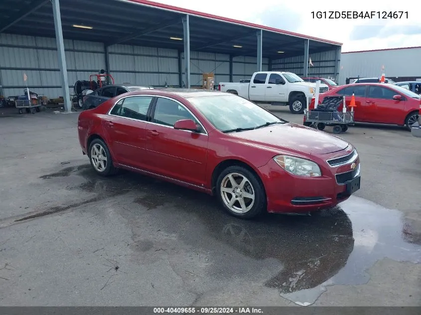 2010 Chevrolet Malibu Lt VIN: 1G1ZD5EB4AF124671 Lot: 40409655