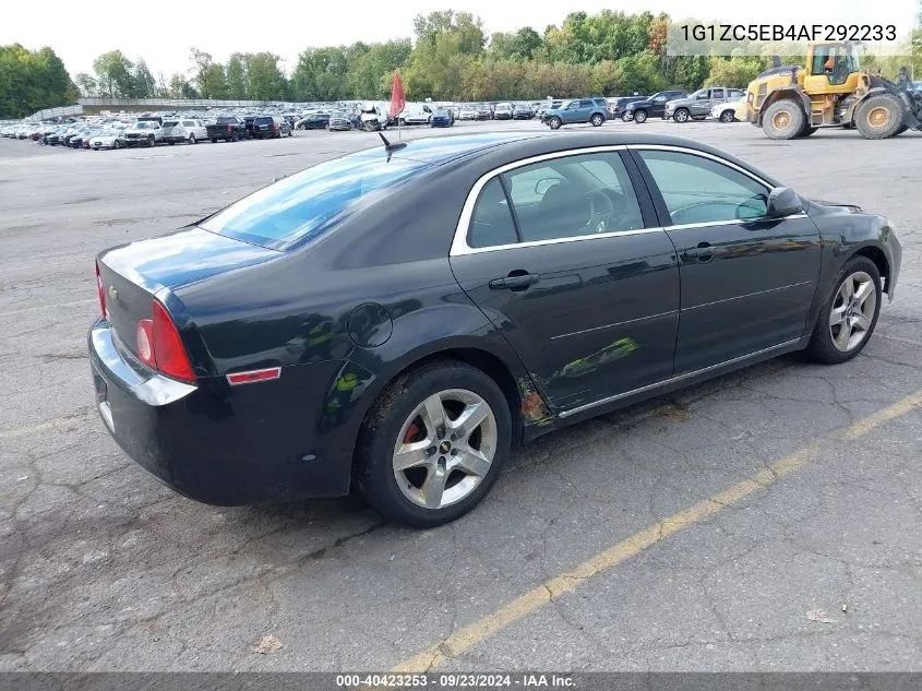 2010 Chevrolet Malibu Lt VIN: 1G1ZC5EB4AF292233 Lot: 40423253