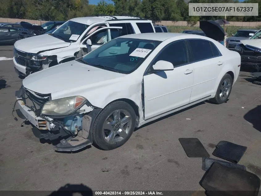 2010 Chevrolet Malibu Lt VIN: 1G1ZC5E07AF167337 Lot: 40428314